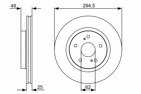 BOSCH Disco freno