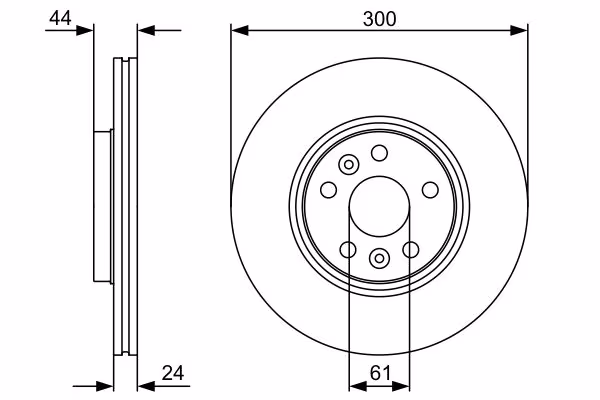 BOSCH Disco freno