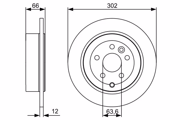 BOSCH Disco freno