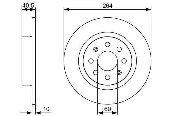 BOSCH Disco freno