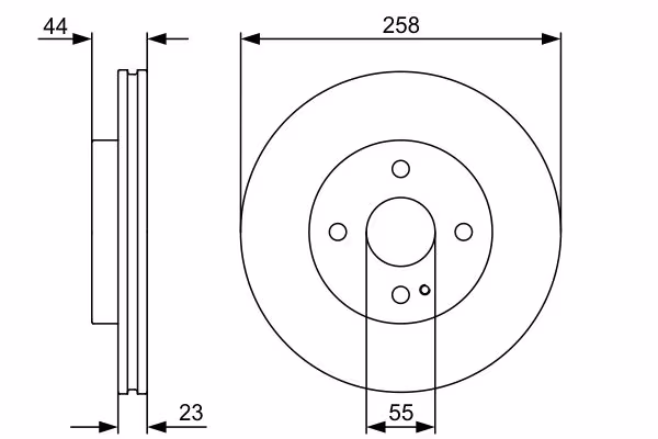 BOSCH Disco freno