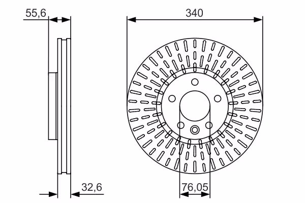 BOSCH Disco freno