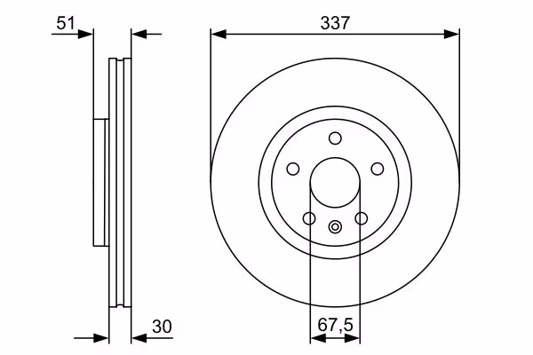 BOSCH Disco freno