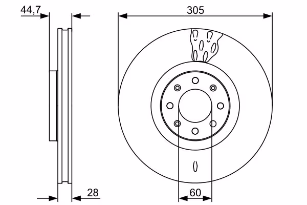 BOSCH Disco freno