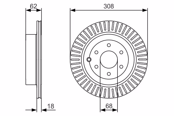 BOSCH Disco freno