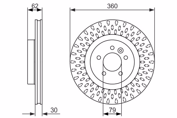 BOSCH Disco freno