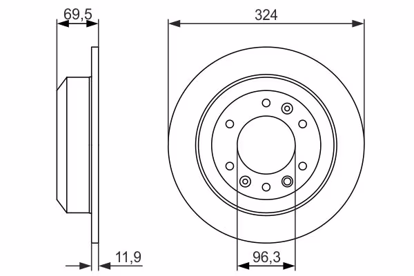 BOSCH Disco freno