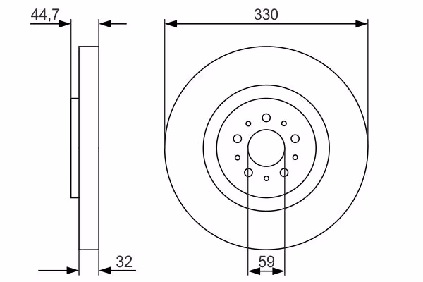 BOSCH Disco freno