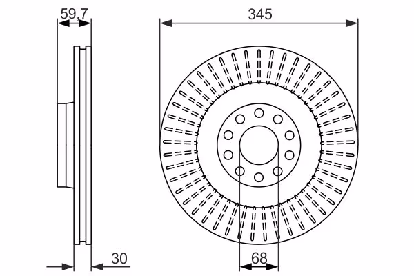 BOSCH Disco freno