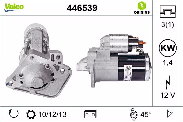 VALEO Motorino d\'avviamento