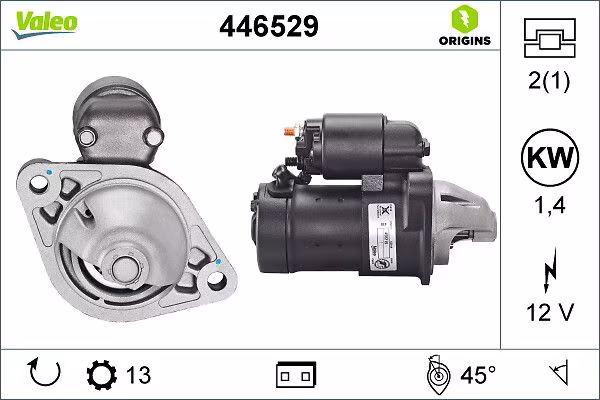 VALEO Motorino d\'avviamento