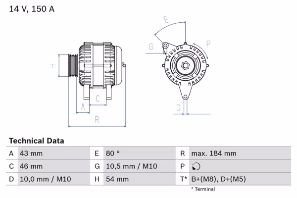 BOSCH Alternatore