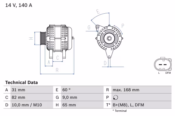 BOSCH Alternatore