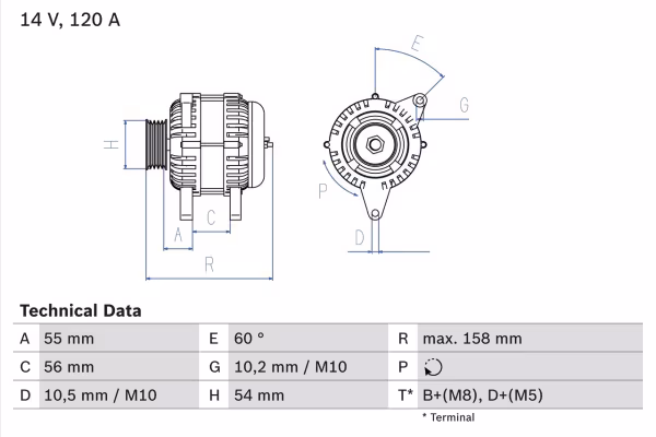 BOSCH Alternatore