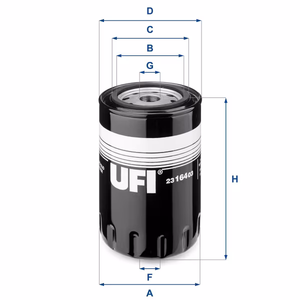 UFI Filtro olio