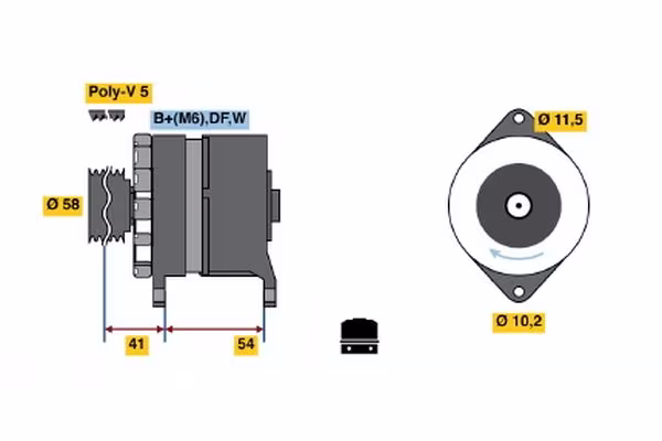 BOSCH Alternatore