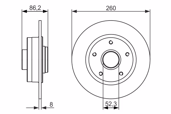 BOSCH Disco freno