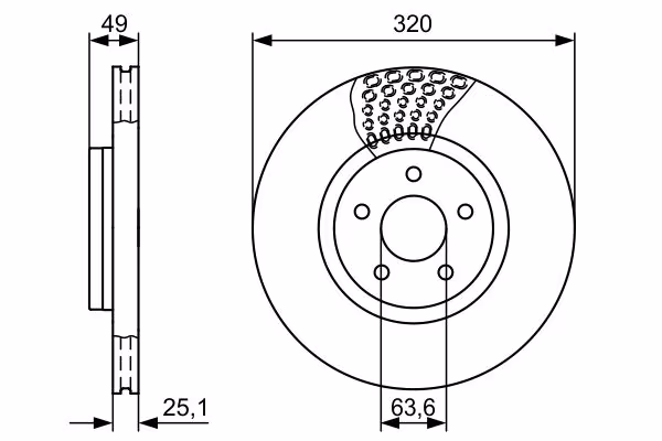 BOSCH Disco freno