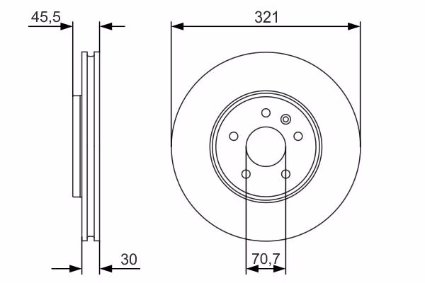 BOSCH Disco freno