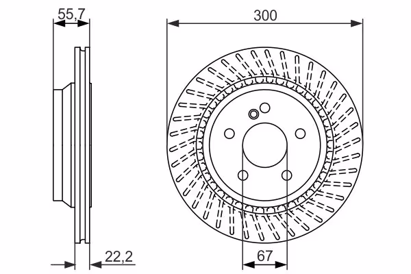 BOSCH Disco freno