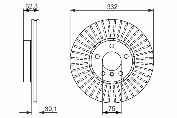 BOSCH Disco freno
