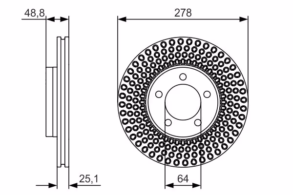 BOSCH Disco freno