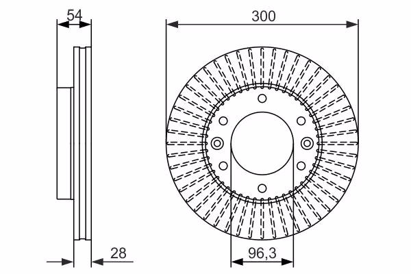 BOSCH Disco freno