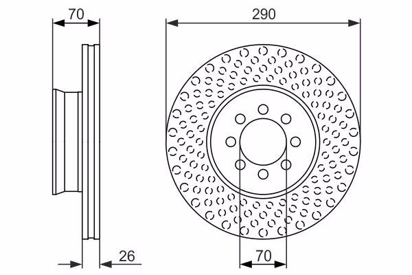 BOSCH Disco freno