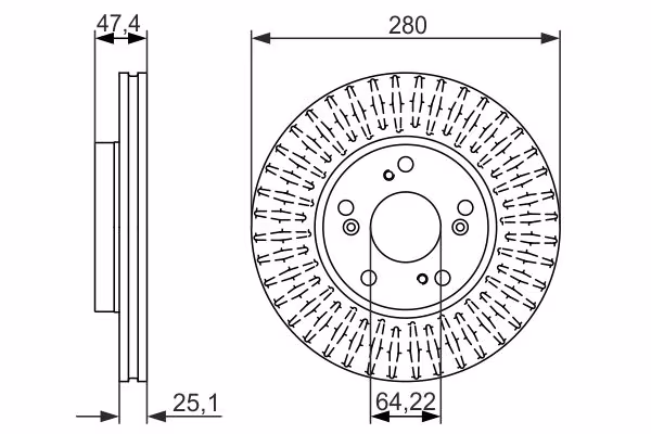 BOSCH Disco freno