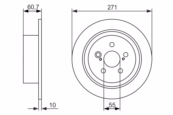 BOSCH Disco freno