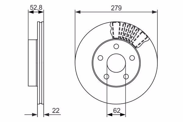 BOSCH Disco freno