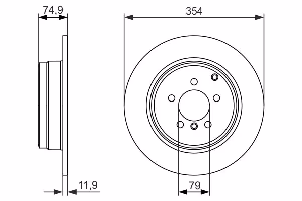 BOSCH Disco freno