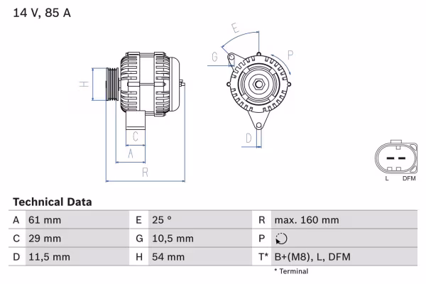 BOSCH Alternatore