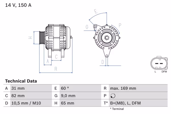 BOSCH Alternatore