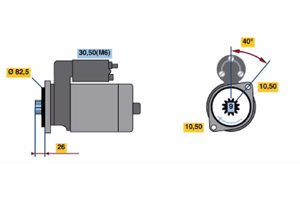 BOSCH Motorino d\'avviamento