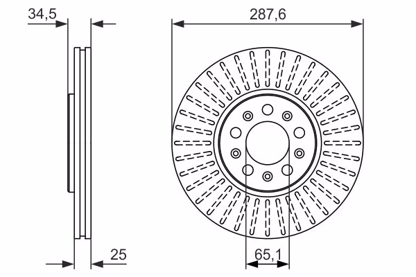 BOSCH Disco freno