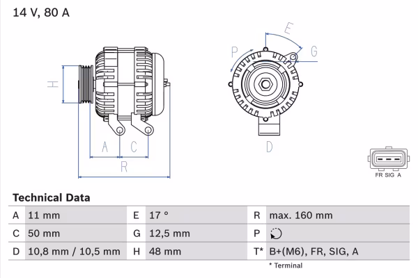 BOSCH Alternatore