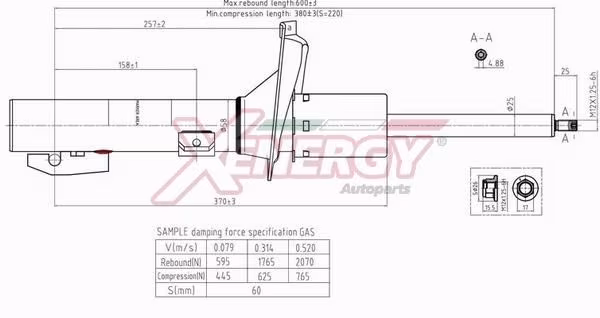 AP XENERGY Ammortizzatore
