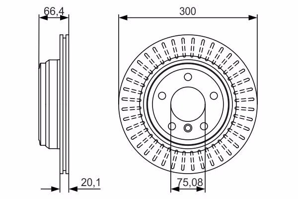 BOSCH Disco freno