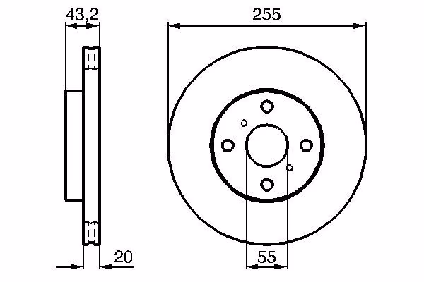 BOSCH Disco freno