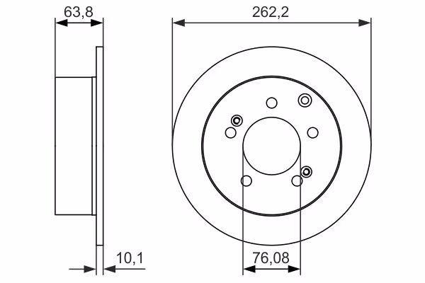 BOSCH Disco freno