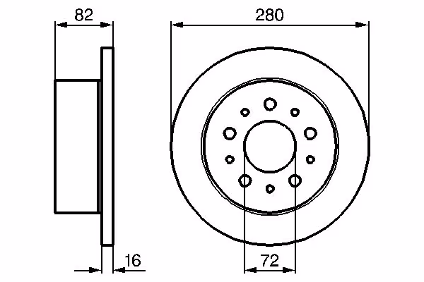 BOSCH Disco freno