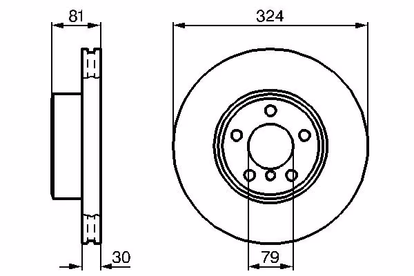 BOSCH Disco freno