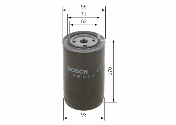 BOSCH Filtro olio