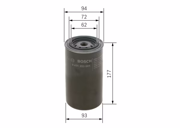 BOSCH Filtro olio