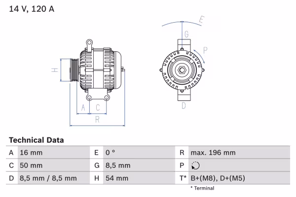 BOSCH Alternatore