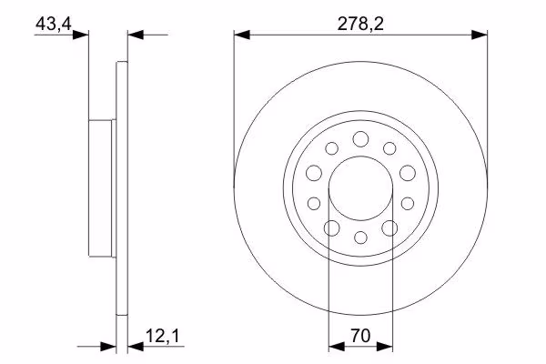 BOSCH Disco freno