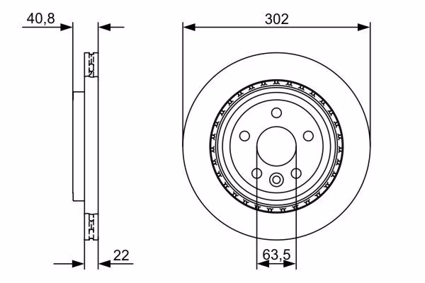BOSCH Disco freno