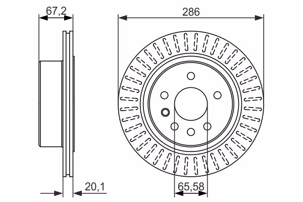 BOSCH Disco freno