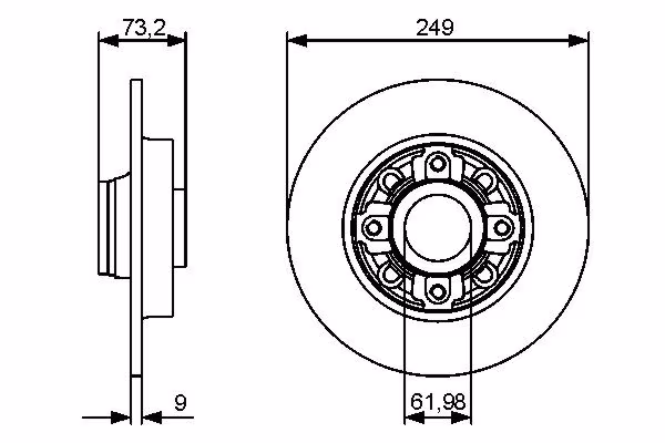 BOSCH Disco freno